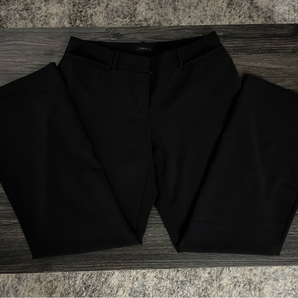 Worthington Black Flare Curvy Fit Pants Workwear 6 Petite - Picture 4 of 7